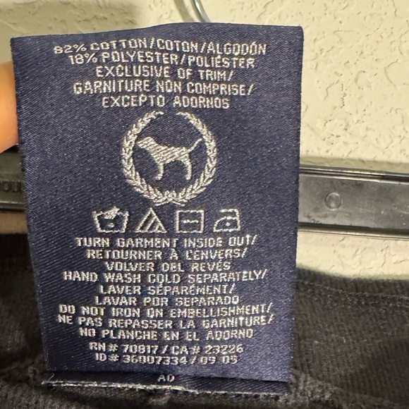 Victoria’s Secret Pink Velour Flare Pants Womens M Sequin Heart Y2K RARE Love - Picture 5 of 8